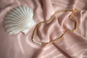 BOLLE - Collare/Choker con perle di fiume - OE!