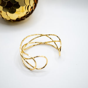 Bracciale intrecciato oro - OE!
