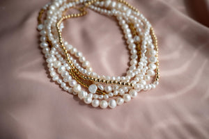 Collana con perle di fiume - medium - OE!