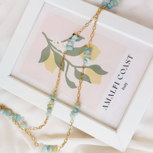 Collana lunga con Amazzonite - OE!