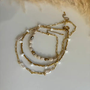 Communicazione - Collana con pietre di fiume - OE!