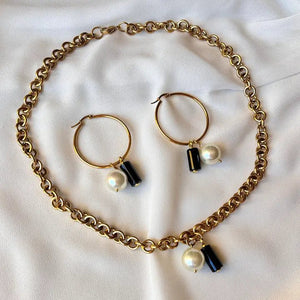 ONYX RADIANCE COLLANA A CATENA - OE!