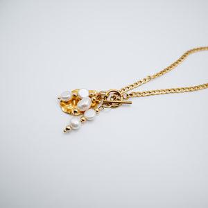 PROFONDO ORO - Collana a catena con perle - OE!