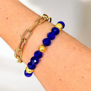 SAPPHIRE GEM BRACCIALE - OE!
